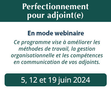 Programme de formation et perfectionnement pour adjoint(e) en courtage immobilier