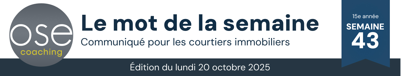 Le mot de la semaine