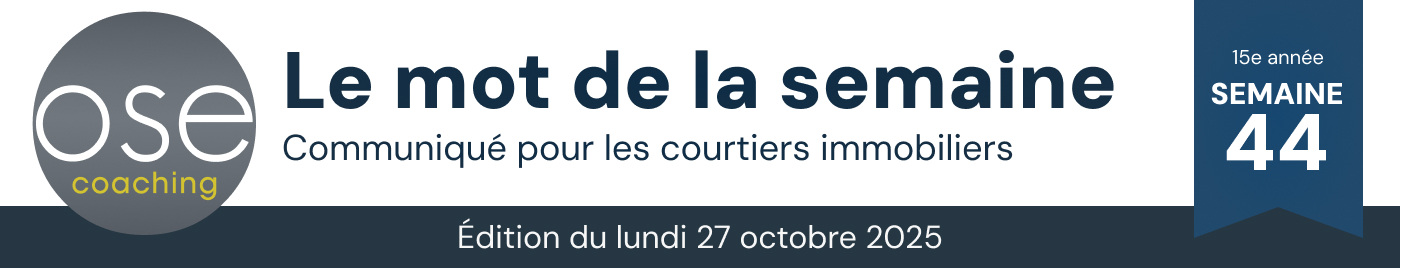 Le mot de la semaine