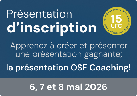Présentation d'inscription